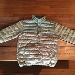 Men’s Patagonia Down Snap T Pullover in Green